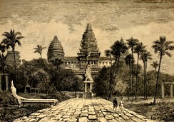 Эскиз Ангкор-Вата Анри Муо, 1860 г